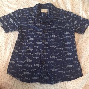 Boys Short Sleeve Button Up